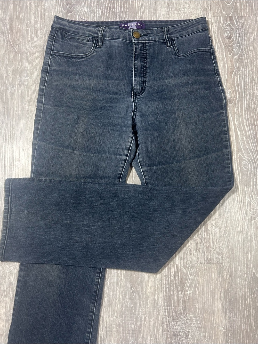 Vintage 90s Y2K Santana Innovation Jeans 14x31 Bootcut Dark Wash
Stretch Denim